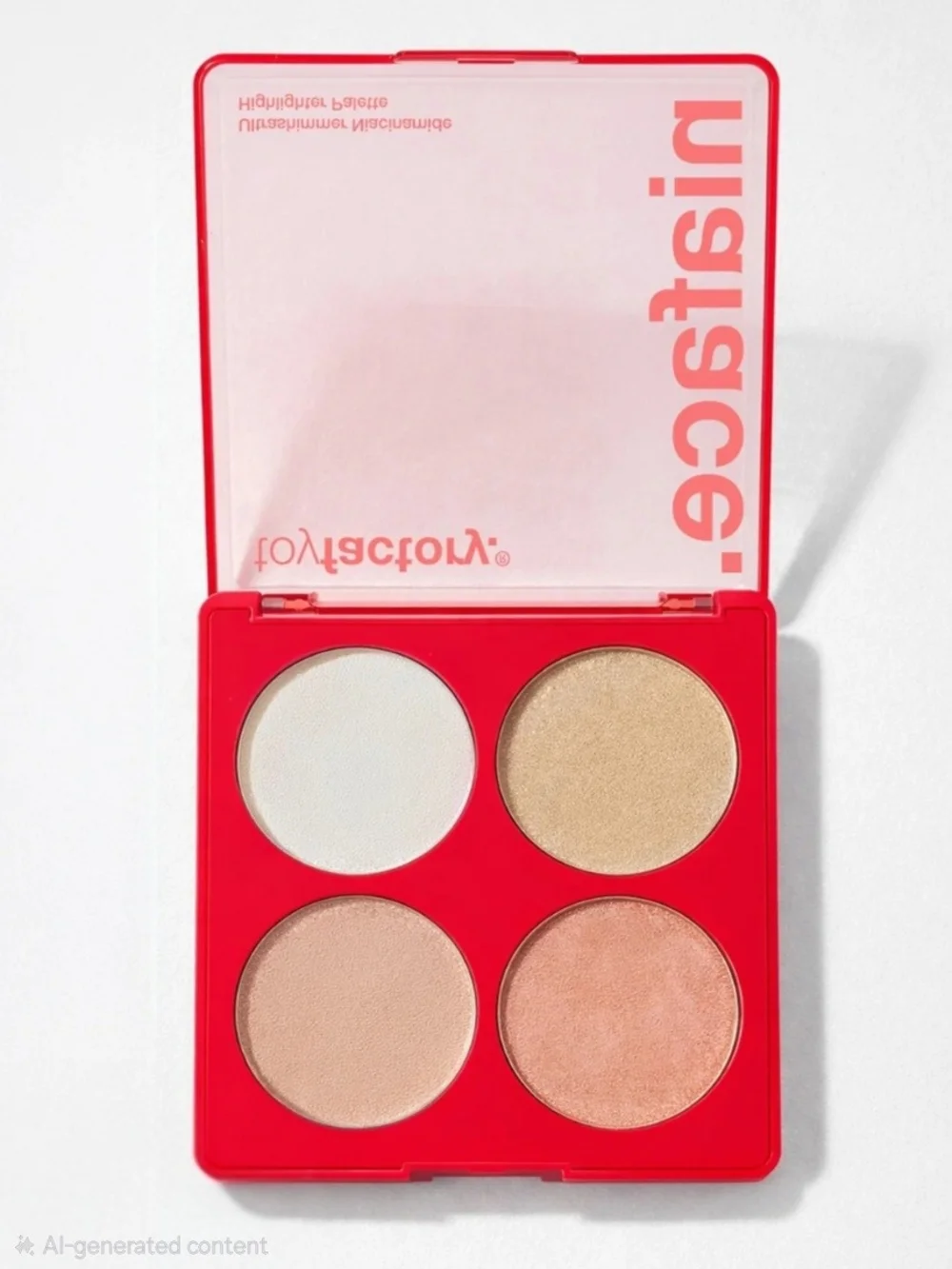ToyFactory Niaface Ultrashimmer Niacinamide Highlighter Palette Pink/Gold Shades
